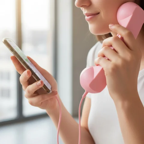 Auricular de teléfono retro con interfaz USB-C, receptor de teléfono móvil, micrófono, altavoz para celular/móvil/tableta/portátil