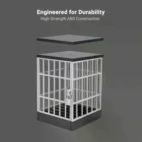 1 unidad de caja de seguridad para teléfono móvil con temporizador, soporte de bloqueo para smartphones, dispositivo de almacenamiento para aula, hogar y oficina 3