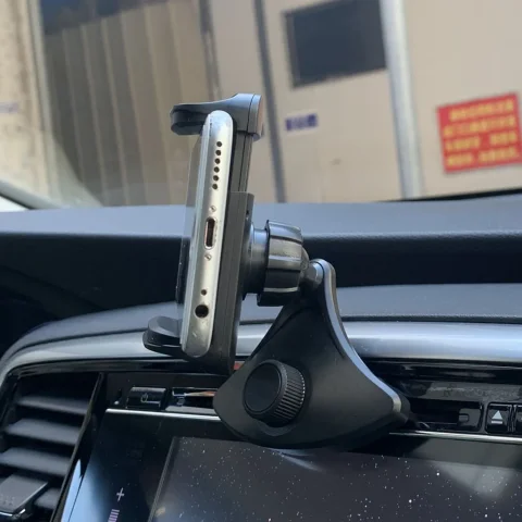 Soporte de teléfono móvil para coche con ranura para CD, soporte de teléfono para coche, manos libres, con agarre fuerte, Universal para 12/11/11Pro/Xs