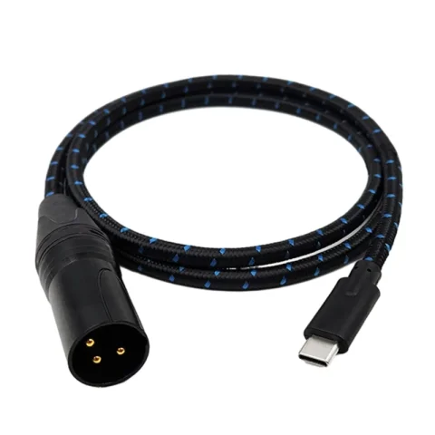 Cable trenzado de nailon tipo C a XL, conexión confiable, sonido excepcional, adecuado para teléfonos inteligentes y tabletas