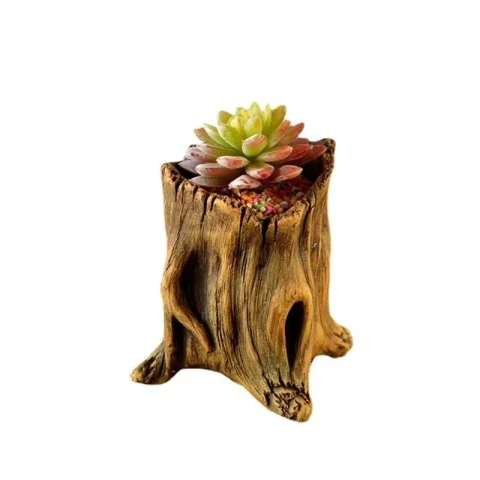 Garden Vintage Look Flower macetas Imitador Mejora belleza planta para suculentas que mejoran estética 5