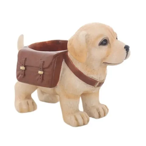 Maceta para perros resina caprichosa G6KF, para decorar espacios habitables y jardines