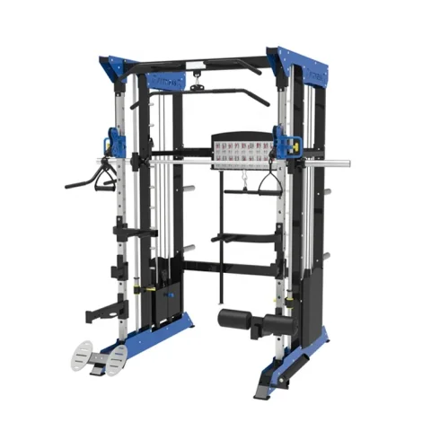 Equipo de Gimnasio Multifuncional Smith para Ejercicio de Fuerza y Musculación, Uso Doméstico y Comercial