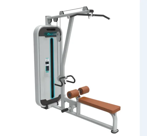 Equipo de Fitness: Máquina Ajustable de Acero para Entrenamiento de Fuerza, Lat Pulldown + Remo para Ejercicio de Espalda y Pecho, Uso Comercial