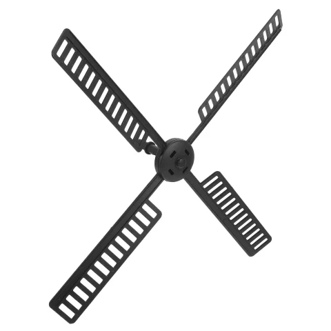 1 Juego de Accesorios de Faro de Plástico con Molino de Viento, Decoración Solar para Jardín y Exteriores, Aspas Giratorias, Resistente al Agua y a la Intemperie 3