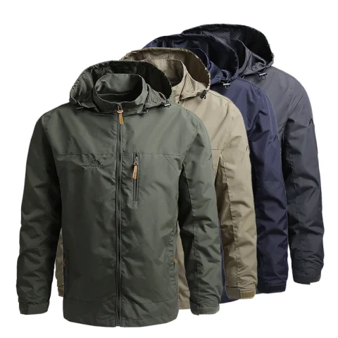 Cortavientos táctico para hombre, chaqueta impermeable con capucha para exteriores, abrigo deportivo militar, talla europea, S-5XL, escalada de campo, prendas de vestir finas