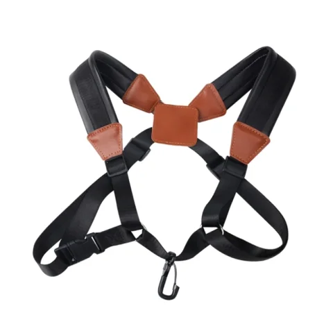 Correa para saxofón de doble hombro, correa para el cuello, arnés de hombro profesional 5