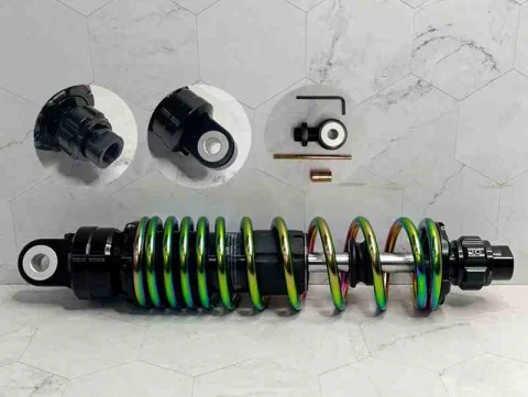 AMORTIGUADOR X1UND TORNASOL P/MOTO 33LIBRAS 325-345MM 13627