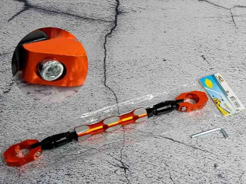 BARRA MOTOTIGER ROMPE DIENTE NARANJA MTG-9904NJ