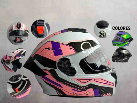 CASCO ABATIBLE AXK HELMET 909 ASHIGH AS 3C P/MOTO 13760-AS