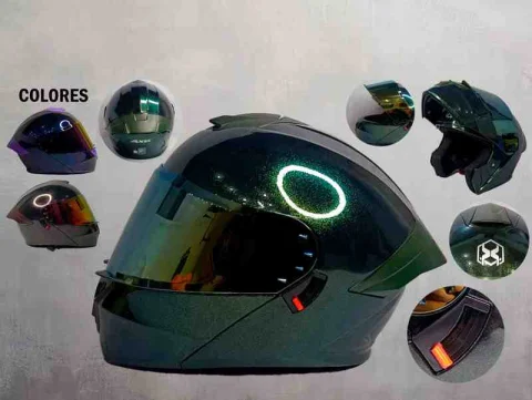 CASCO ABATIBLE AXK HELMET 909 CAMALEON 3C P/MOTO 13760-CAM