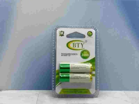 BATERIA BTY RECARGABLE AAX2 1.2V 3000MAH
