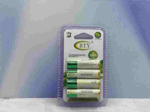 BATERIA BTY RECARGABLE AAX4 1.2V 3000MAH