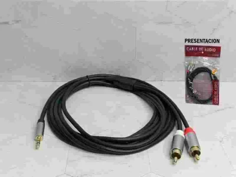 CABLE RCA-3.5 METAL 3M COBRE 13670-3M