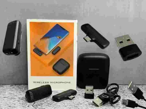 MICROFONO BALITA X1 ESTUCHE INAL DUAL TIPO C/USB J11 NJ 12418-1