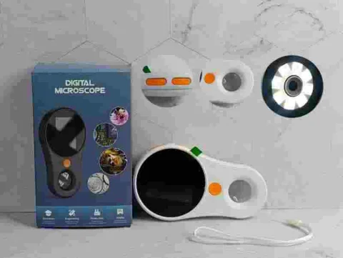 MICROSCOPIO DIGITAL BLANCO RECARG 200MP 400MAH 13151B
