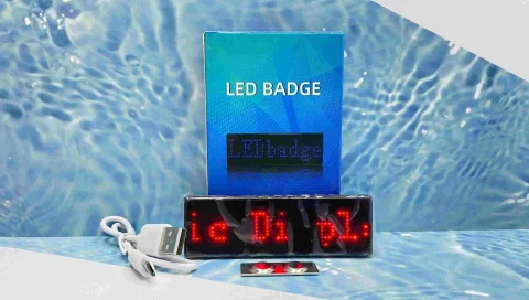 PANTALLA LED CON APP RECARG 9.5X3CM CON IMAN 11453