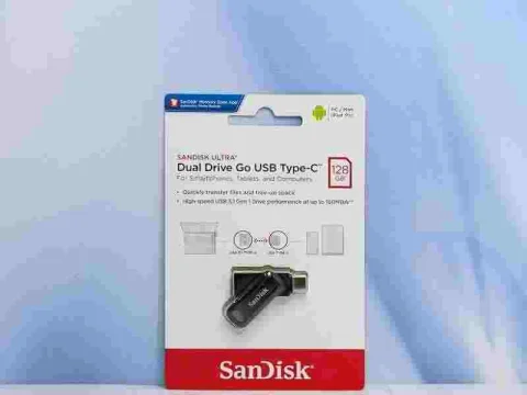 PENDRIVE SANDISK 128GB TP-C/USB DUAL DRIVE GO
