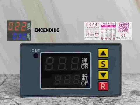 RELE MORADO TEMPORIZADOR D/RETARDO AC110-220V T3231-MOR