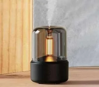 HUMIDIFICADOR VOLCÁN CAPACIDAD 130ML VARIEDAD DE COLORES LUCES LED RGB