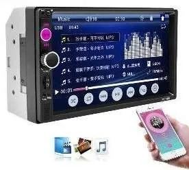 REPRODUCTOR 1 DIN SENCILLO LUCES LED BT / USB / AUX ENTRADA MICRO SD