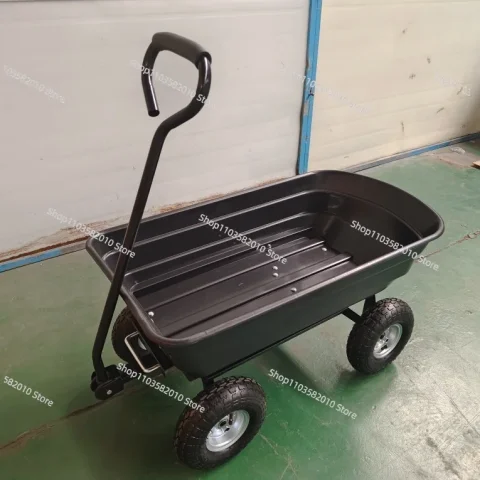 Tractor de carga para jardinería, herramienta de jardín, camión volquete de basura para jardín 3