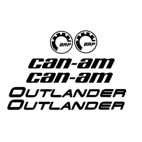 Pegatinas impermeables clásicas para coche, calcomanía con emblema, protector solar, LOGO BRP, CAN-AM TEAM Outlander Maverick, 30x22cm 1