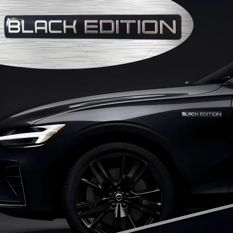Pegatina de coche de edición negra adecuada para el guardabarros, parte trasera del coche, puerta del coche y parachoques del coche. Pegatina de Metal para coche