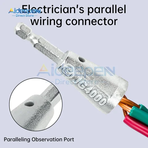 Herramientas de torsión de alambre, artefacto de electricista de torsión rápida para controladores de taladro eléctrico, dispositivo de Cable conector trenzado, multiherramienta, 1 Uds.