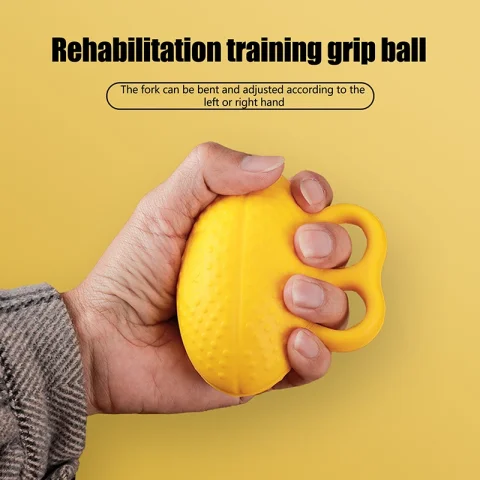 Fortalecedor de agarre manual, ejercitador de dedos, pelota de entrenamiento para recuperación de pacientes, terapia física para ancianos con accidente cerebrovascular y artritis, masajeador de manos 1