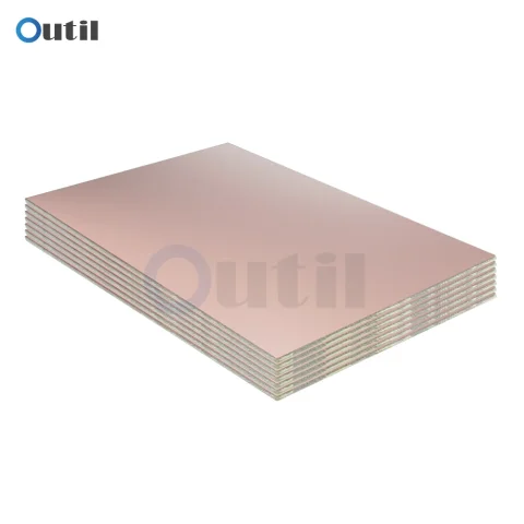 Placa PCB de una sola cara revestida de cobre, 10*15cm, placa de circuito laminada de fibra de vidrio, placa de prototipo universal electrónica DIY 3