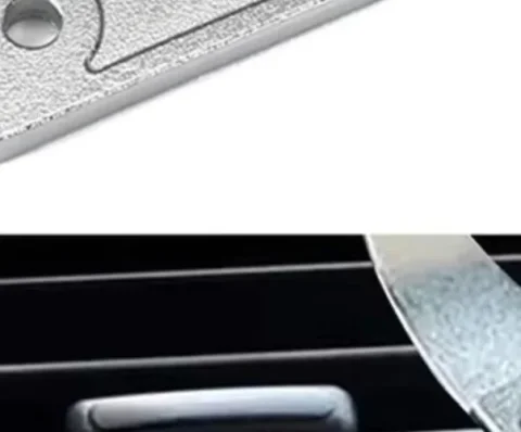 Herramienta de palanca Herramienta de extracción de paneles automotrices Punta doblada liviana Previene roturas Acero 4140 Previene el deslizamiento para consolas centrales 2