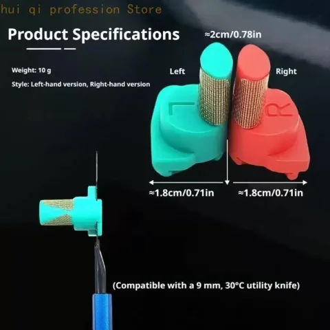 Juego herramientas guía corte molduras automotrices para película envolvente y película pintura, par magnético para 2