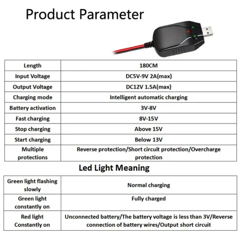 Cargador de batería para motocicleta, 12v, portátil, con carga inteligente, mantenedor de energía para exteriores, coche, barco, automoción 1