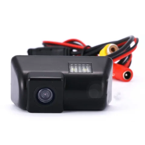 Cámara de visión trasera de marcha atrás para coche, dispositivo HD, CCD, placa de matrícula, impermeable, estacionamiento para