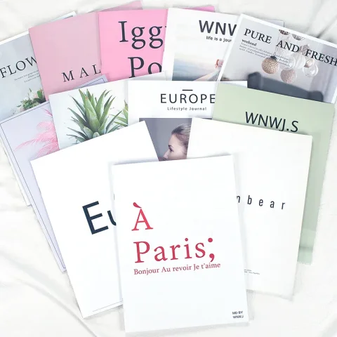 Accesorios de fotografía de libros de revistas de moda para joyería, cosméticos, vida, ocio, tomar fotos de fondo, accesorios de sesión de fotos