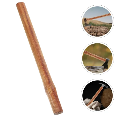 Mango de repuesto para martillo, mango de madera dura, diseño ergonómico antideslizante para carpintería profesional, construcción, reparación de bricolaje