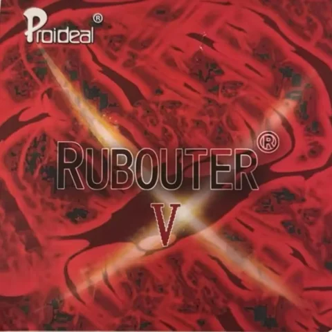 Proideal RUBOUTER V Grade D Goma de Tenis de Mesa de Caucho Crudo con Grano Longitudinal Flotante y Hundido