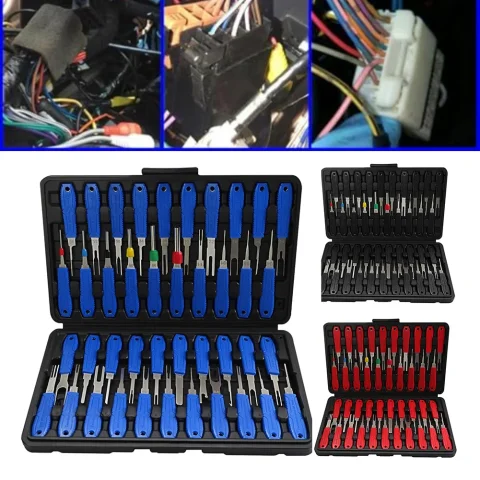 Herramienta para Extraer Terminales, Herramienta para Desconectar Pines Eléctricos, Herramienta para Desconectar Pines de Automóviles, Extractor de Conectores de Cables, Extractor de Pines de Liberación