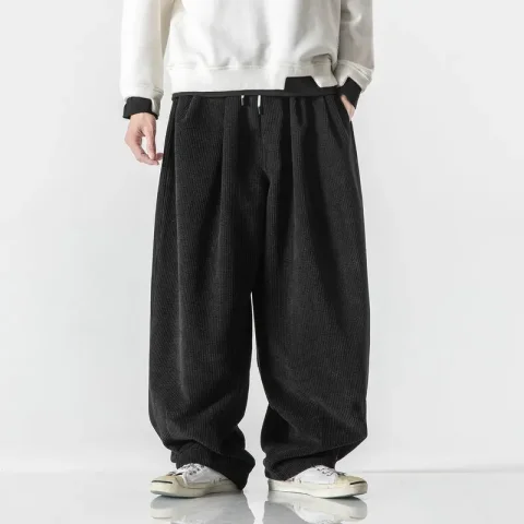 Pantalones informales para hombre, ropa de calle, pantalones harén, moda para hombre y mujer, pantalones largos, pantalones de chándal holgados para hombre, pantalones de chándal Harajuku de talla grande 5XL 3