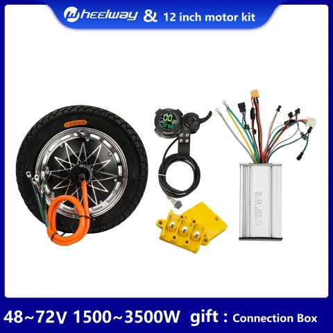 Motor de diseño dividido para bicicleta eléctrica, Motor de Buggy de 12 pulgadas, 48V, 60V, 72V, 1500W, 3000W, 3500W, 5000W