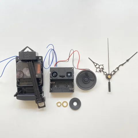 Reloj péndulo eje oscilante mecanismo de relojería con manecillas Westminster DIY kits de repuesto