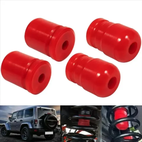 Soportes de goma para parachoques delantero y trasero, duraderos, prevención de colisiones, amortiguadores delanteros, absorción de impactos delanteros y traseros