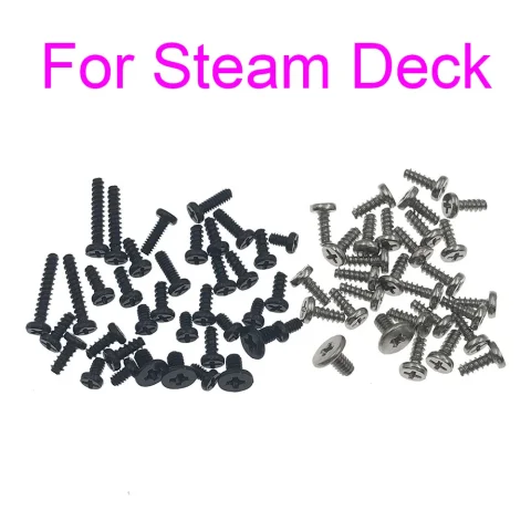 Tornillos para consola de juegos, juego completo de tornillos para cubierta de vapor, carcasa, 1 Juego