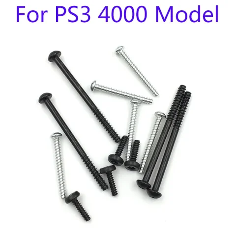 Juego de tornillos de consola Sony PS3 4000, repuesto para PS3, carcasa súper delgada, tornillos