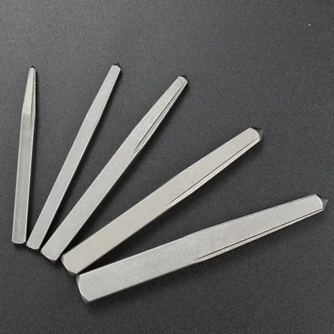 Extractor de tornillos de cabeza rota, herramienta de extracción de tornillos cuadrados de 5 piezas, juego de brocas, 5 piezas 2