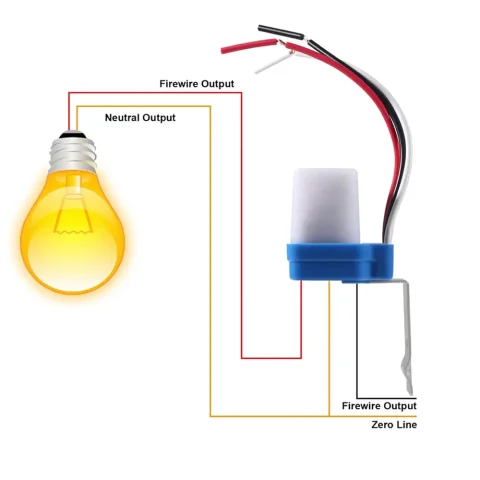 Controlador de Luz de Calle Impermeable AS-10, Interruptor de Control de Luz Automático, Resistente a la Lluvia, Sensor de 12V-220V 3