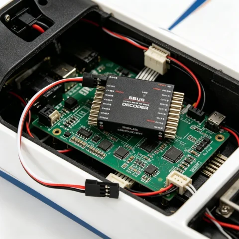 Decodificador SBUS a PWM Programable por PC, 16 Canales PWM Independientes, Salidas de Señal PPM Duales, Receptor SBUS, Fácil Instalación para DIY