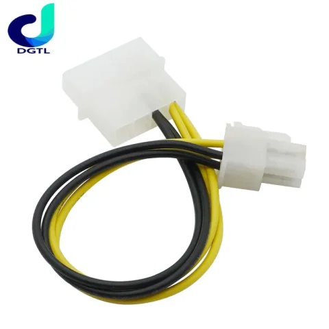 Fuente de alimentación para ordenador, PSU EPS ATX/12V, 4 pines, IDE Molex para placa base, 4 pines, P4, adaptador de alimentación para CPU, cable convertidor