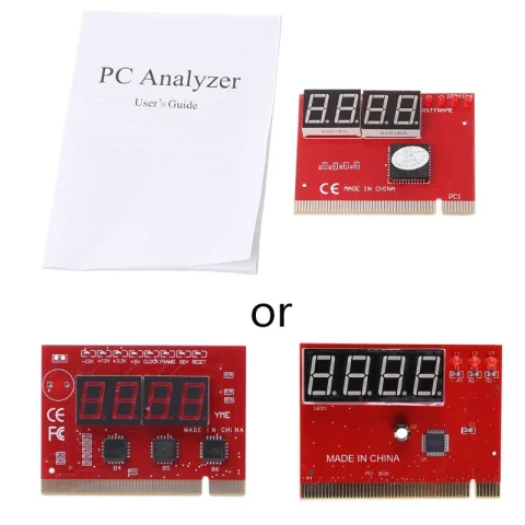 Analizador de PC, probador de placa base de tarjeta postal de diagnóstico con LED para placa PCI Mian